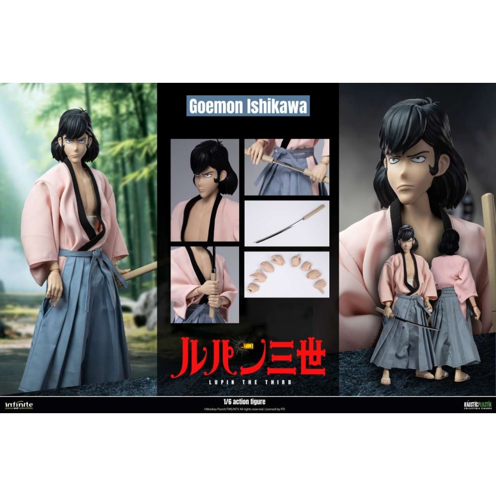 INFINITE STATUE LUPIN THE THIRD THE ITALIAN ADVENTURE GOEMON ISHIKAWA XIII STANDARD VERSION ACTION FIGURE