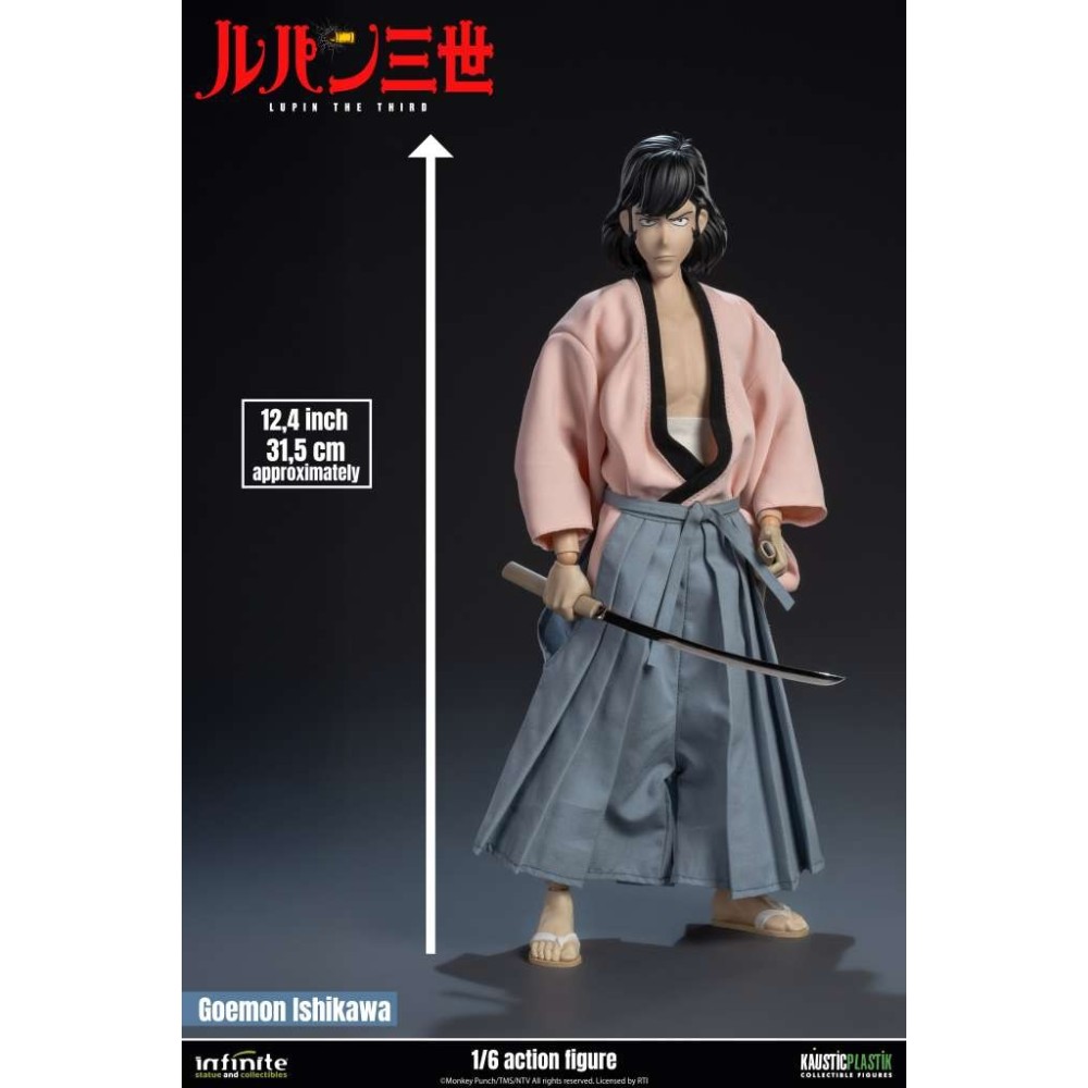 LUPIN THE THIRD L'AVVENTURA ITALIANA GOEMON ISHIKAWA XIII ACTION FIGURE INFINITE STATUE