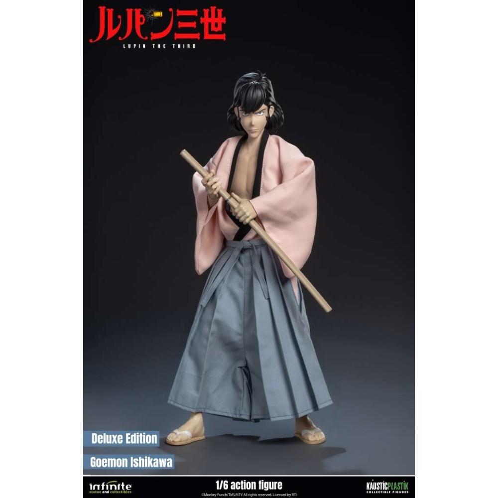 INFINITE STATUE LUPIN THE THIRD THE ITALIAN ADVENTURE GOEMON ISHIKAWA XIII DELUXE VERSION ACTION FIGURE