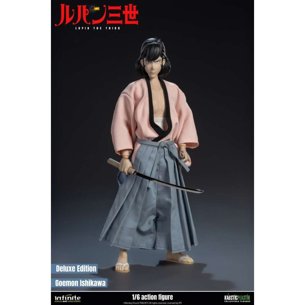 INFINITE STATUE LUPIN THE THIRD THE ITALIAN ADVENTURE GOEMON ISHIKAWA XIII DELUXE VERSION ACTION FIGURE