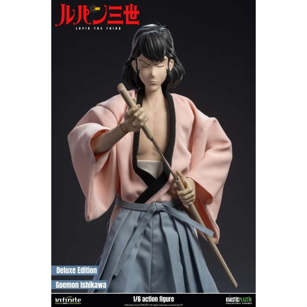 LUPIN THE THIRD L'AVVENTURA ITALIANA GOEMON ISHIKAWA XIII DELUXE ACTION FIGURE INFINITE STATUE