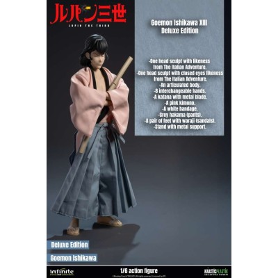 LUPIN THE THIRD L'AVVENTURA ITALIANA GOEMON ISHIKAWA XIII DELUXE ACTION FIGURE INFINITE STATUE