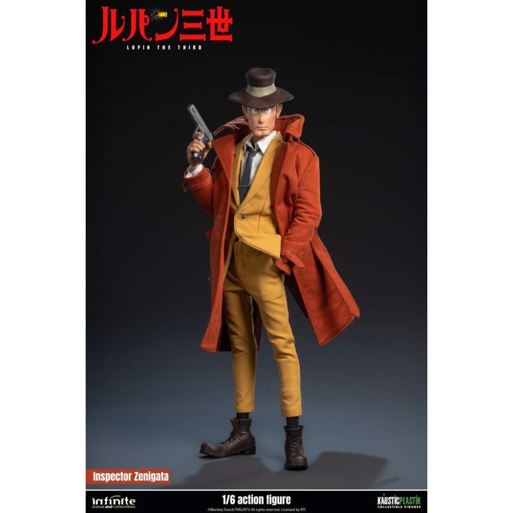 INFINITE STATUE LUPIN THE THIRD THE ITALIAN ADVENTURE INSPECTOR ZENIGATA STANDARD VERSION ACTION FIGURE