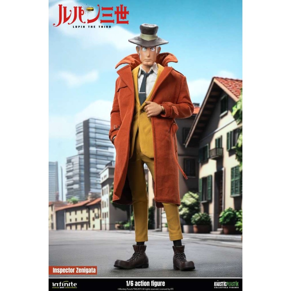 LUPIN THE THIRD L'AVVENTURA ITALIANA INSPECTOR ZENIGATA ACTION FIGURE INFINITE STATUE