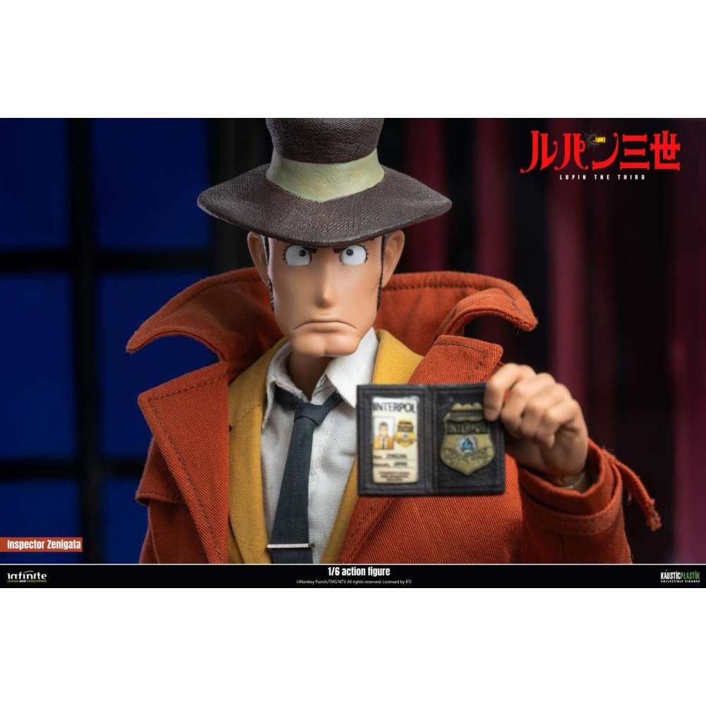 LUPIN THE THIRD L'AVVENTURA ITALIANA INSPECTOR ZENIGATA ACTION FIGURE INFINITE STATUE