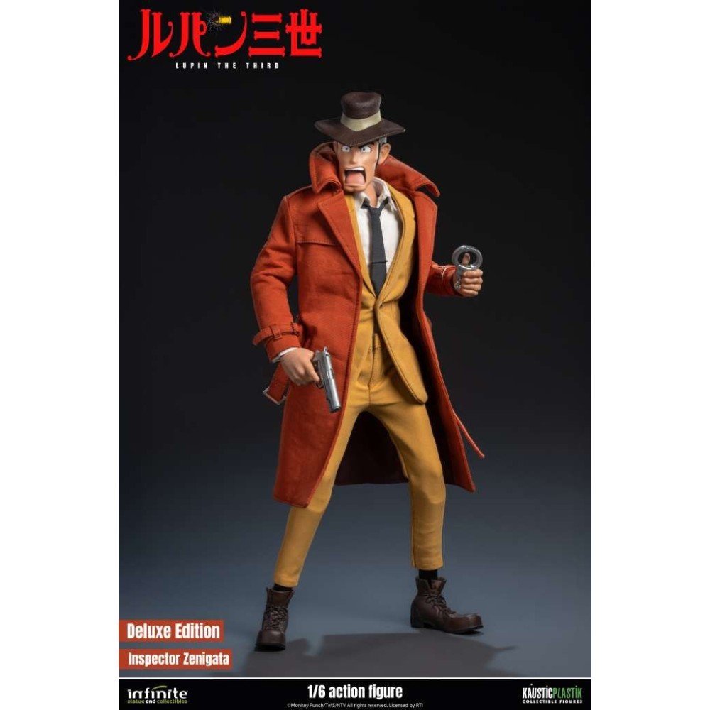 LUPIN THE THIRD L'AVVENTURA ITALIANA INSPECTOR ZENIGATA DELUXE ACTION FIGURE INFINITE STATUE