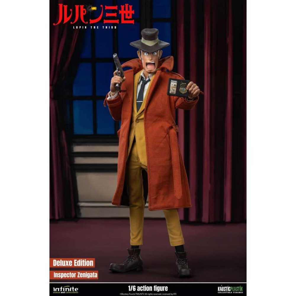 LUPIN THE THIRD L'AVVENTURA ITALIANA INSPECTOR ZENIGATA DELUXE ACTION FIGURE INFINITE STATUE