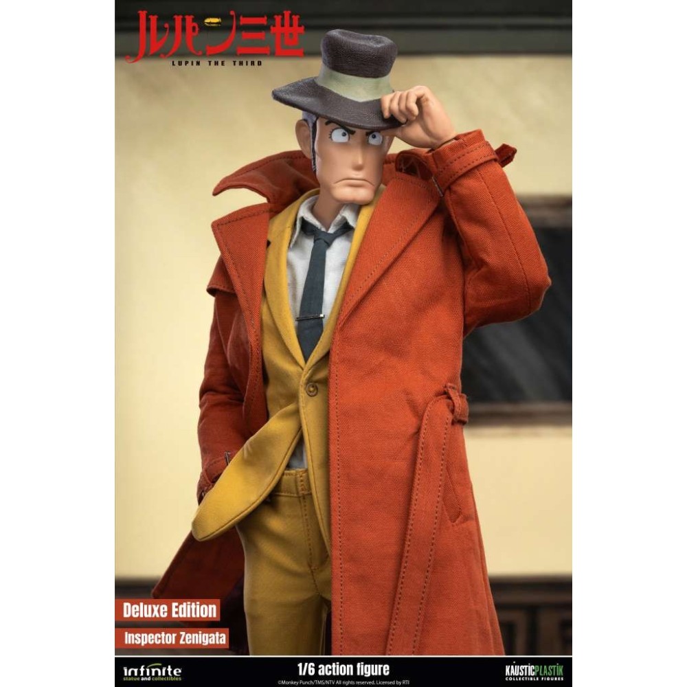 LUPIN THE THIRD L'AVVENTURA ITALIANA INSPECTOR ZENIGATA DELUXE ACTION FIGURE INFINITE STATUE