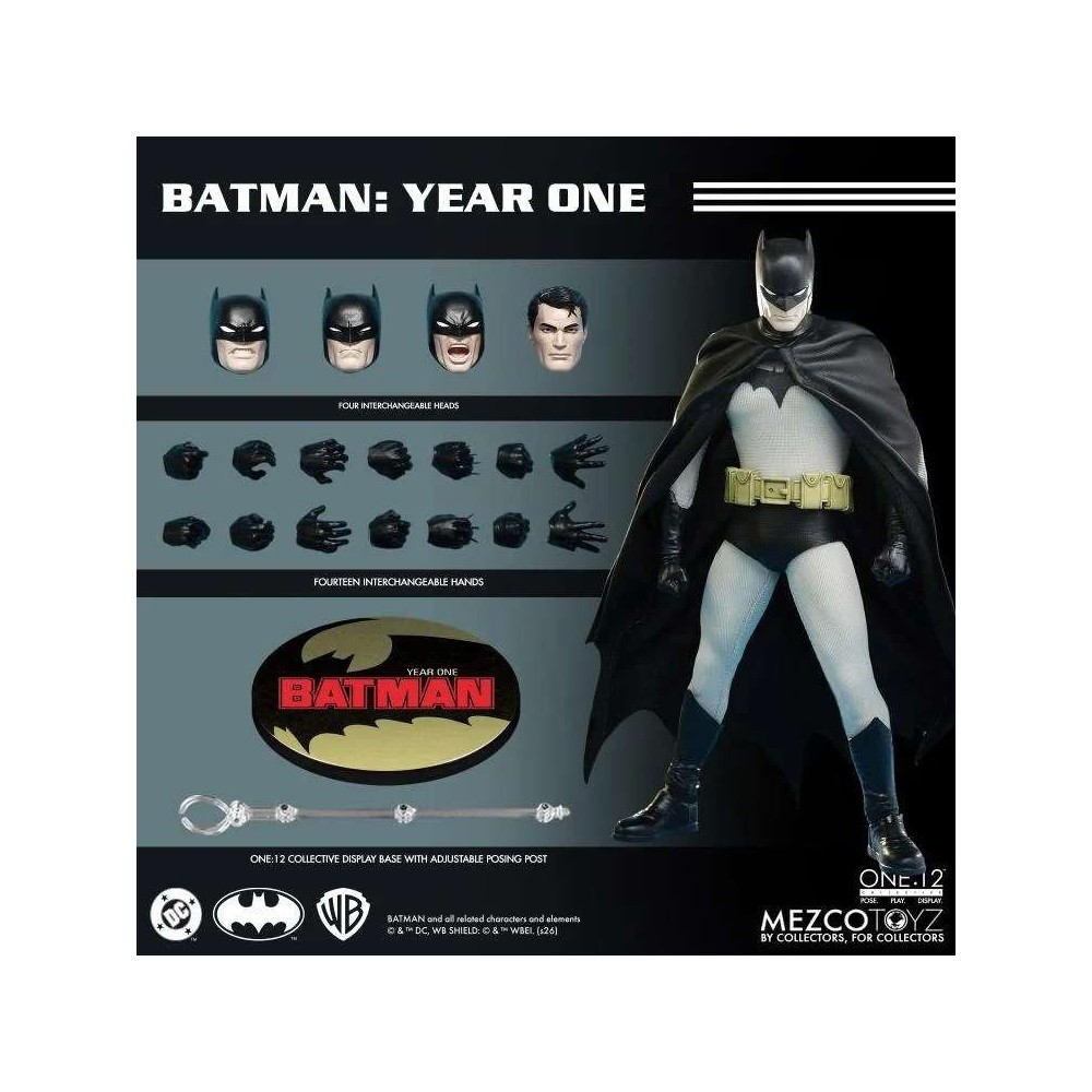 MEZCO TOYS BATMAN YEAR ONE - ONE:12 COLLECTIVE SERIES ACTION FIGURE