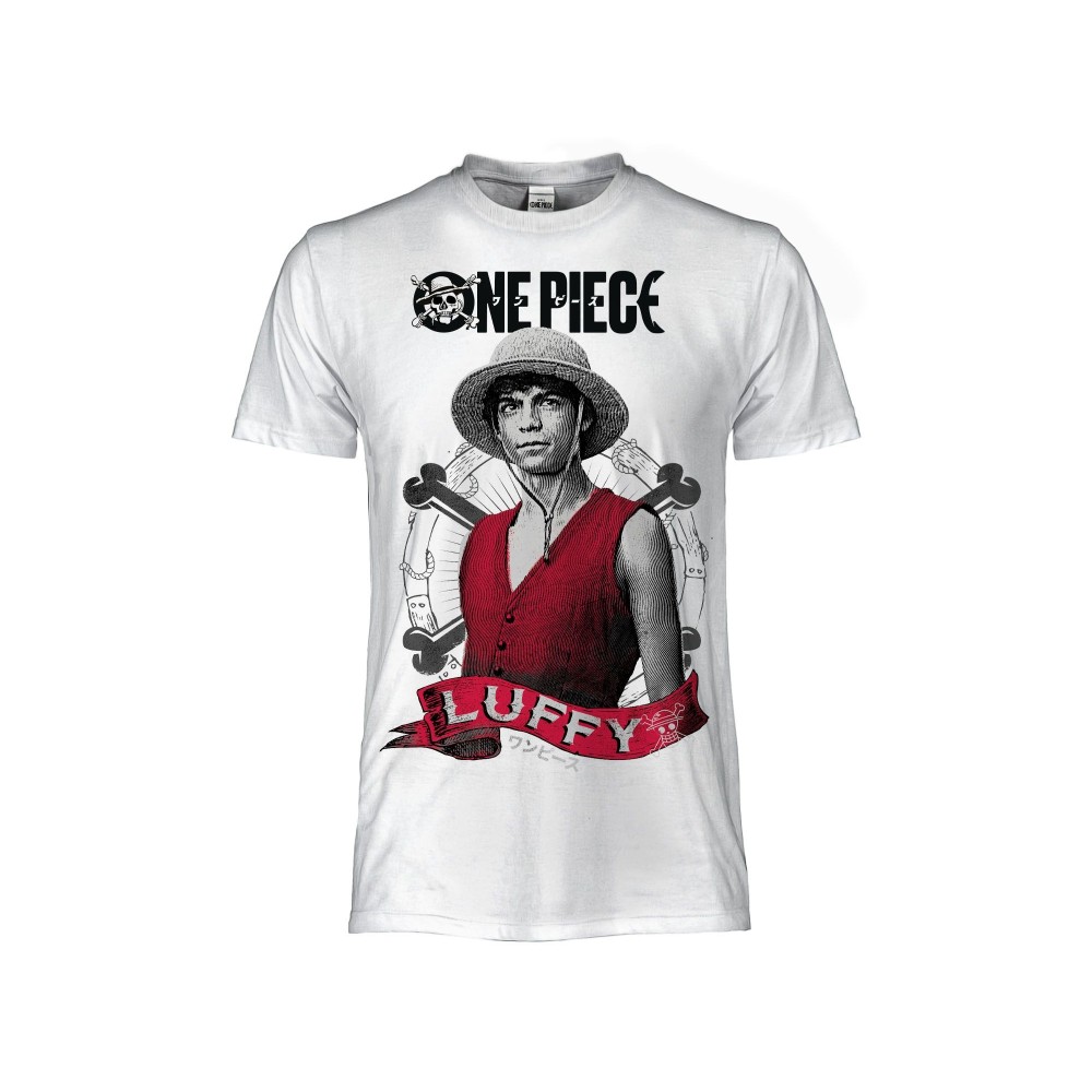 MAGLIA T SHIRT NETFLIX ONE PIECE LUFFY