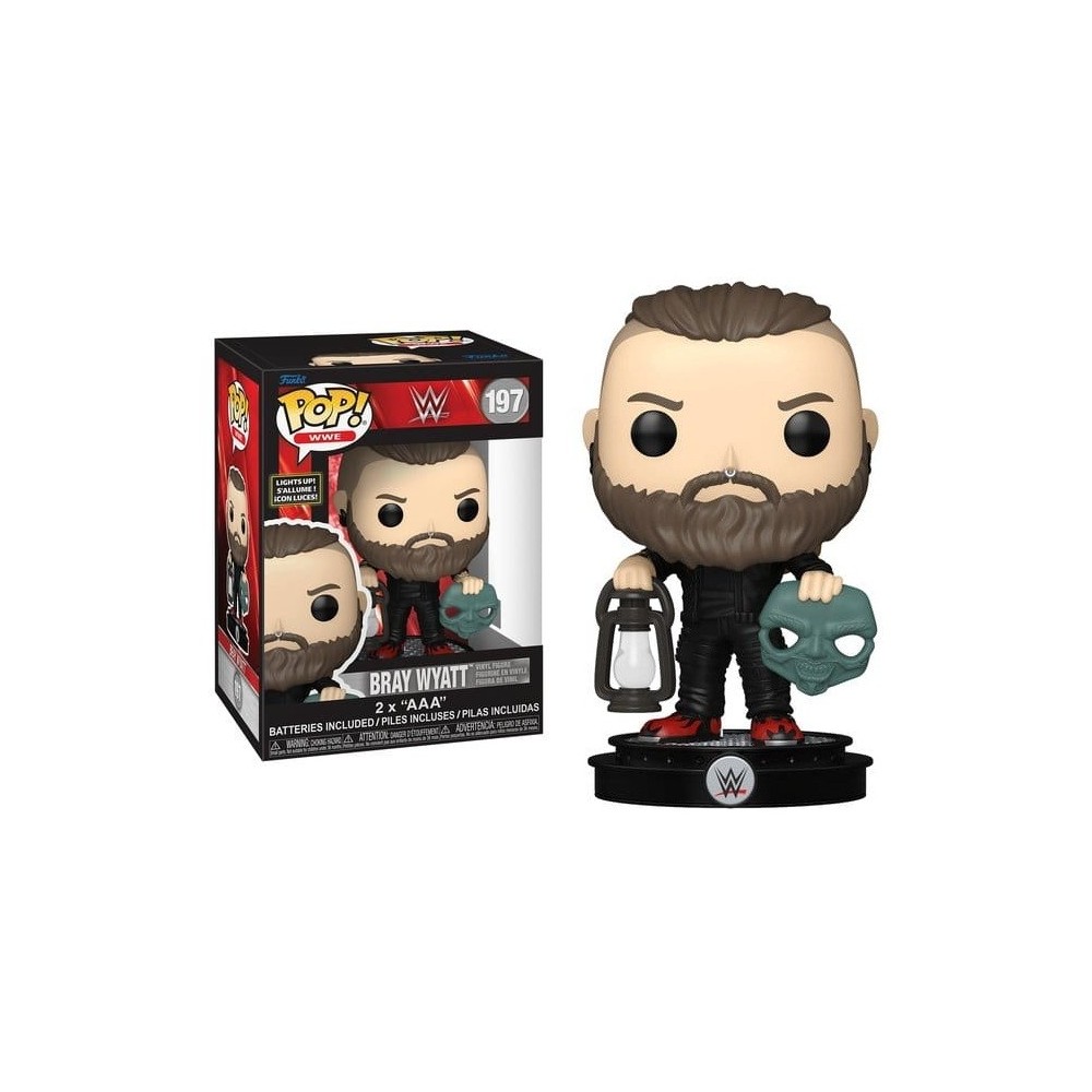 FUNKO FUNKO POP! WWE LIGHT UP VERSION BRAY WYATT BOBBLE HEAD FIGURE