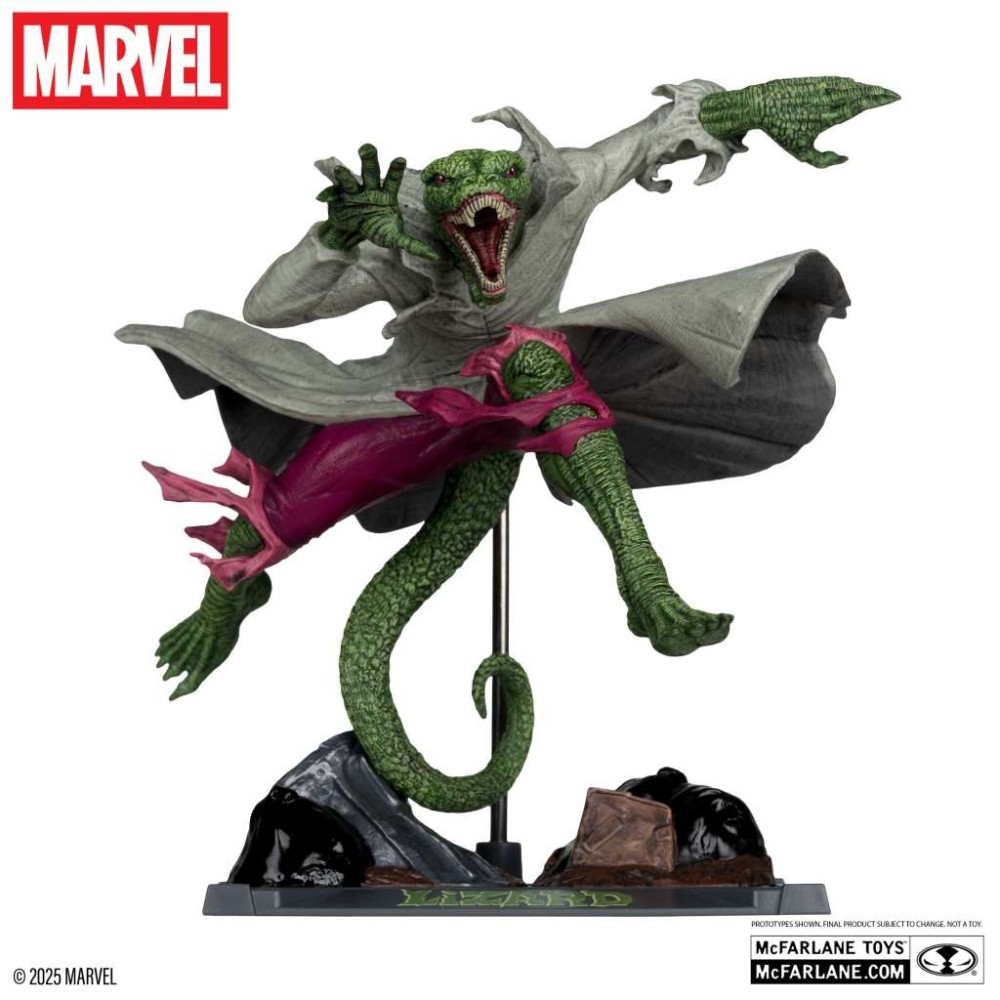 MC FARLANE MARVEL COLLECTION PVC STATUE THE LIZARD (SPIDER-MAN 2) 1/10 SCALE STATUE FIGURE