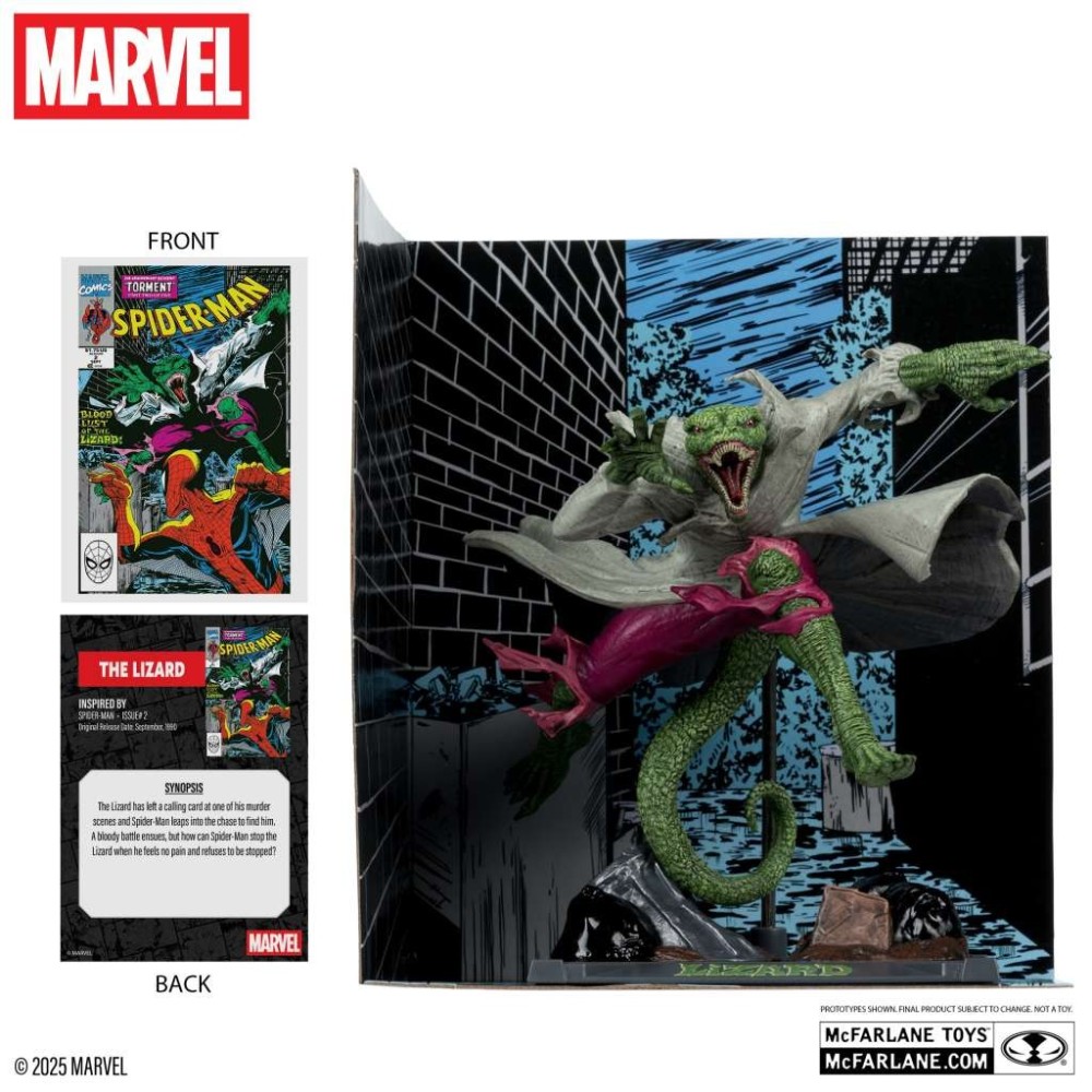 MC FARLANE MARVEL COLLECTION PVC STATUE THE LIZARD (SPIDER-MAN 2) 1/10 SCALE STATUE FIGURE