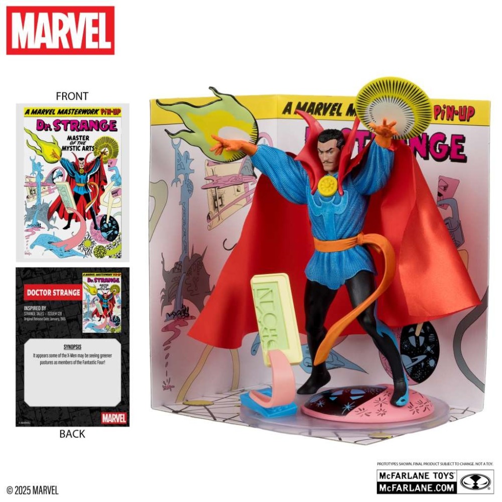 MARVEL COLLECTION PVC STATUE DOCTOR STRANGE (STRANGE TALES 128) 1/10 STATUA FIGURE MC FARLANE