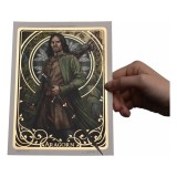 LORD OF THE RINGS ARAGORN ART PRINT ART CARD LIMITED EDITION 21 X 14 CM WETA