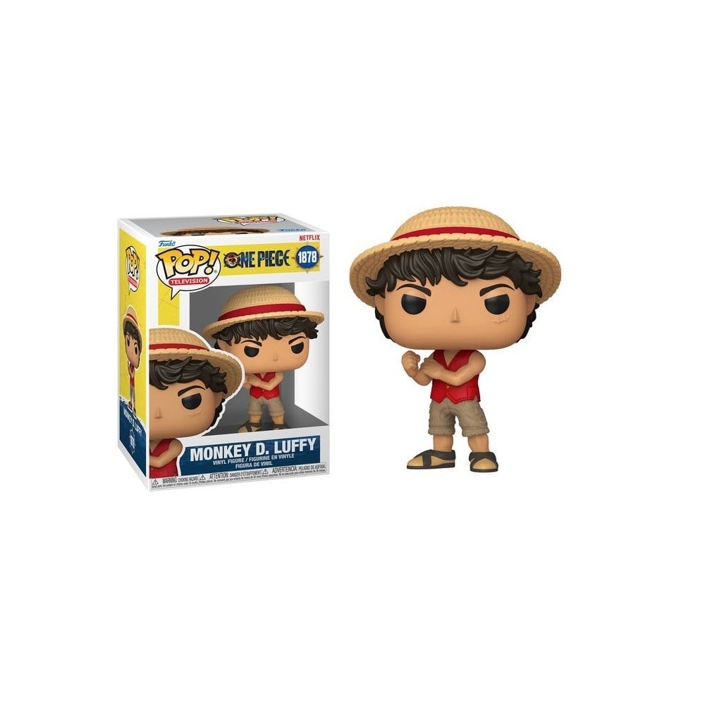 FUNKO FUNKO POP! TELEVISION ONE PIECE NETFLIX MONKEY D. LUFFY BOBBLE HEAD