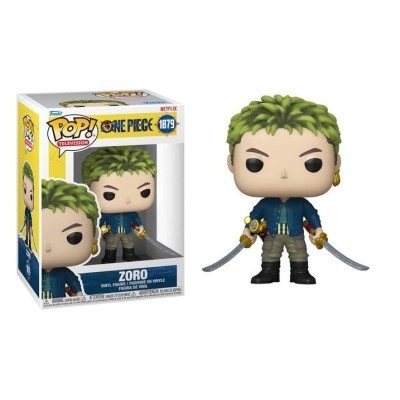 FUNKO FUNKO POP! TELEVISION ONE PIECE NETFLIX ZORO BOBBLE HEAD