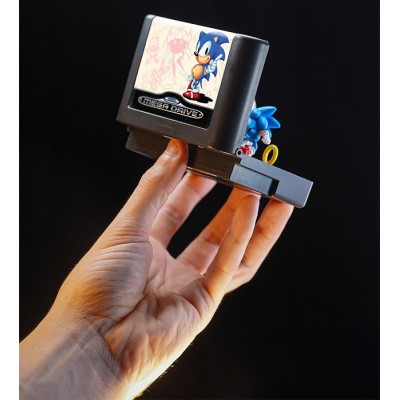 CONSOLE HEROES SEGA MEGA DRIVE SONIC SUPERVILLAIN BUNDLE DIORAMA