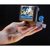 CONSOLE HEROES SEGA MEGA DRIVE SONIC 3 DIORAMA REPLICA CARTUCCIA