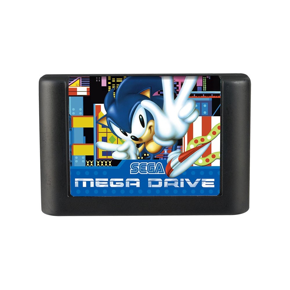 CONSOLE HEROES SEGA MEGA DRIVE SONIC 3 DIORAMA REPLICA CARTUCCIA