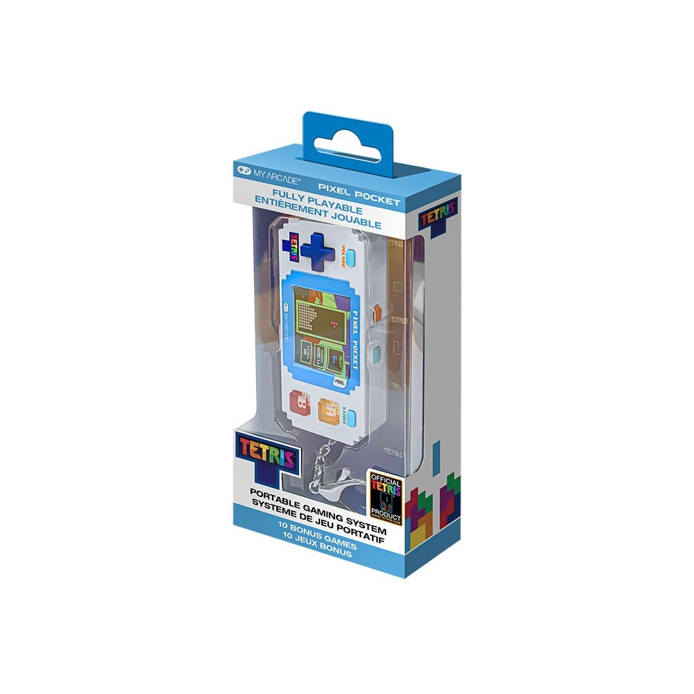 MY ARCADE PIXEL POCKET TETRIS ARCADE GAME KEYRING