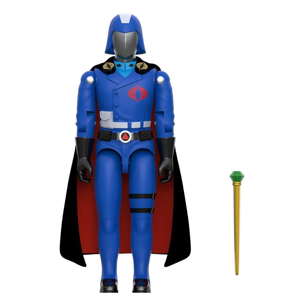 SUPER7 G.I. JOE REACTION+ COBRA COMMANDER MOVIE ACTION FIGURE