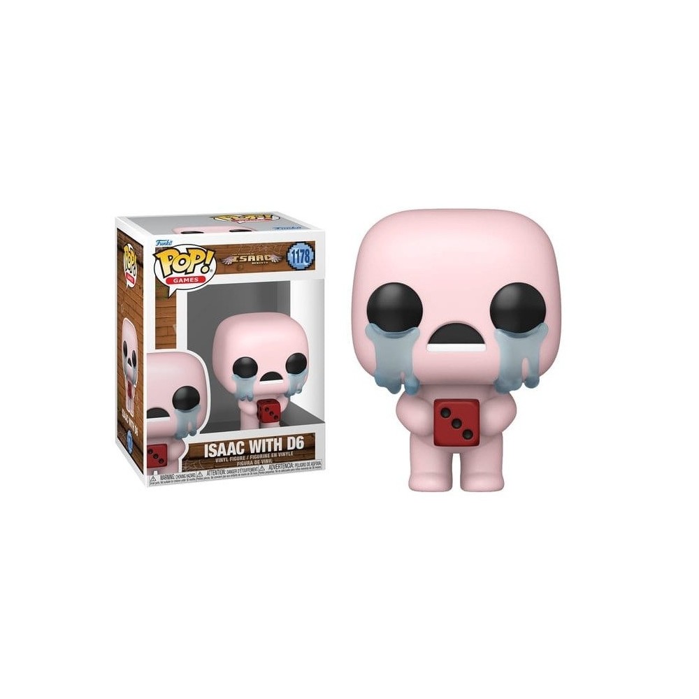 FUNKO FUNKO POP! GAMES THE BINDING OF ISAAC WITH D6 1178 BOBBLE HEAD FIGURE