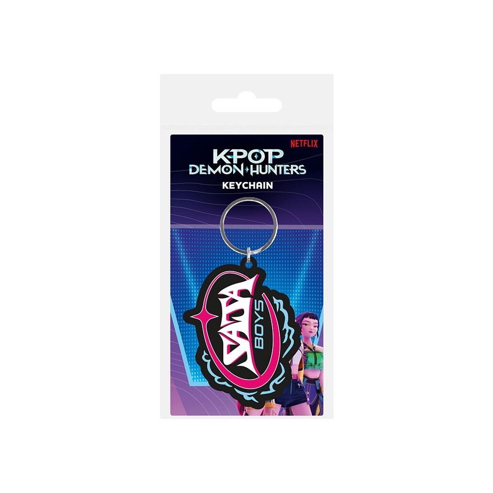 PYRAMID INTERNATIONAL K-POP DEMON HUNTERS SAJA BOYS KEYCHAIN KEYRING