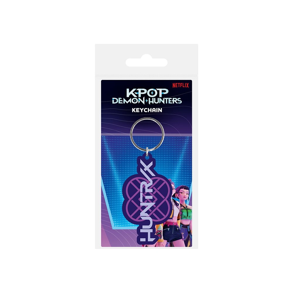 PYRAMID INTERNATIONAL K-POP DEMON HUNTERS HUNTRIX LOGO KEYCHAIN KEYRING