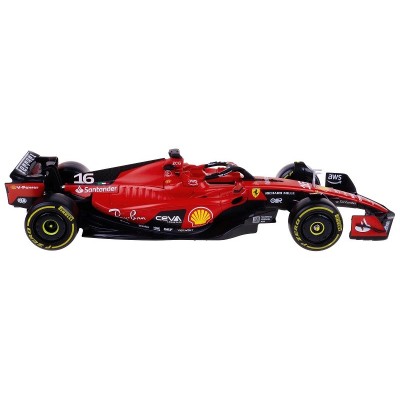BBURAGO FERRARI SF-23 CON CHARLES LECLERC DIE CAST METAL 1/24 MODEL REPLICA