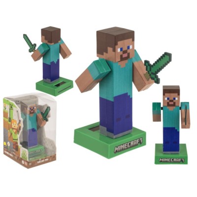 MINECRAFT SOLAR PAL MOTION STEVE FIGURE OUT OF THE BLUE