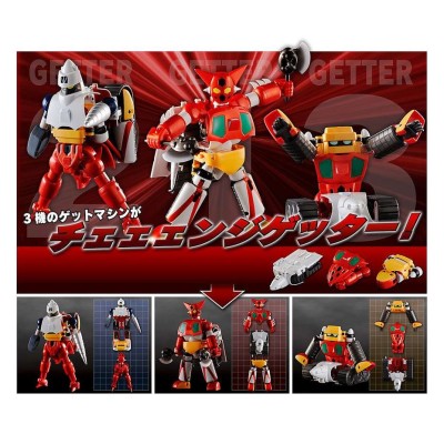 GETTER ROBO DYNAMIC CHANGE MINI ACTION FIGURE SET FREEING