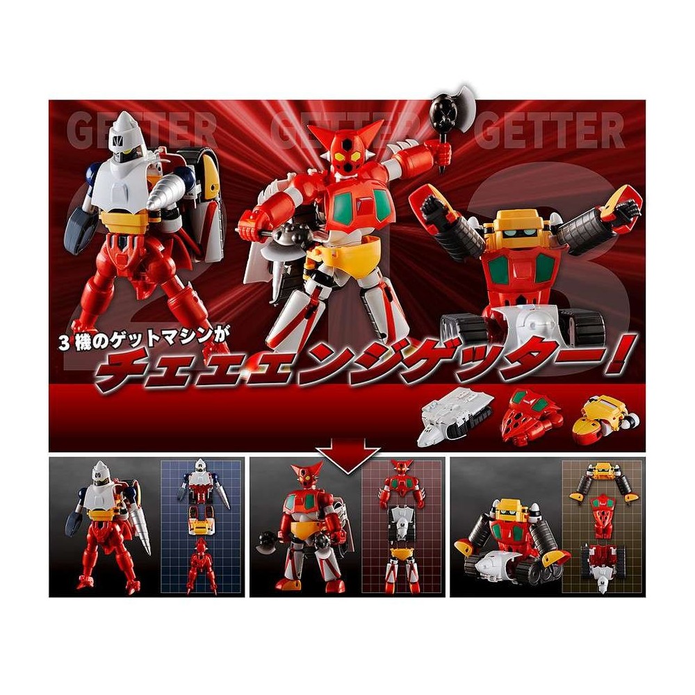 GETTER ROBO DYNAMIC CHANGE MINI ACTION FIGURE SET FREEING