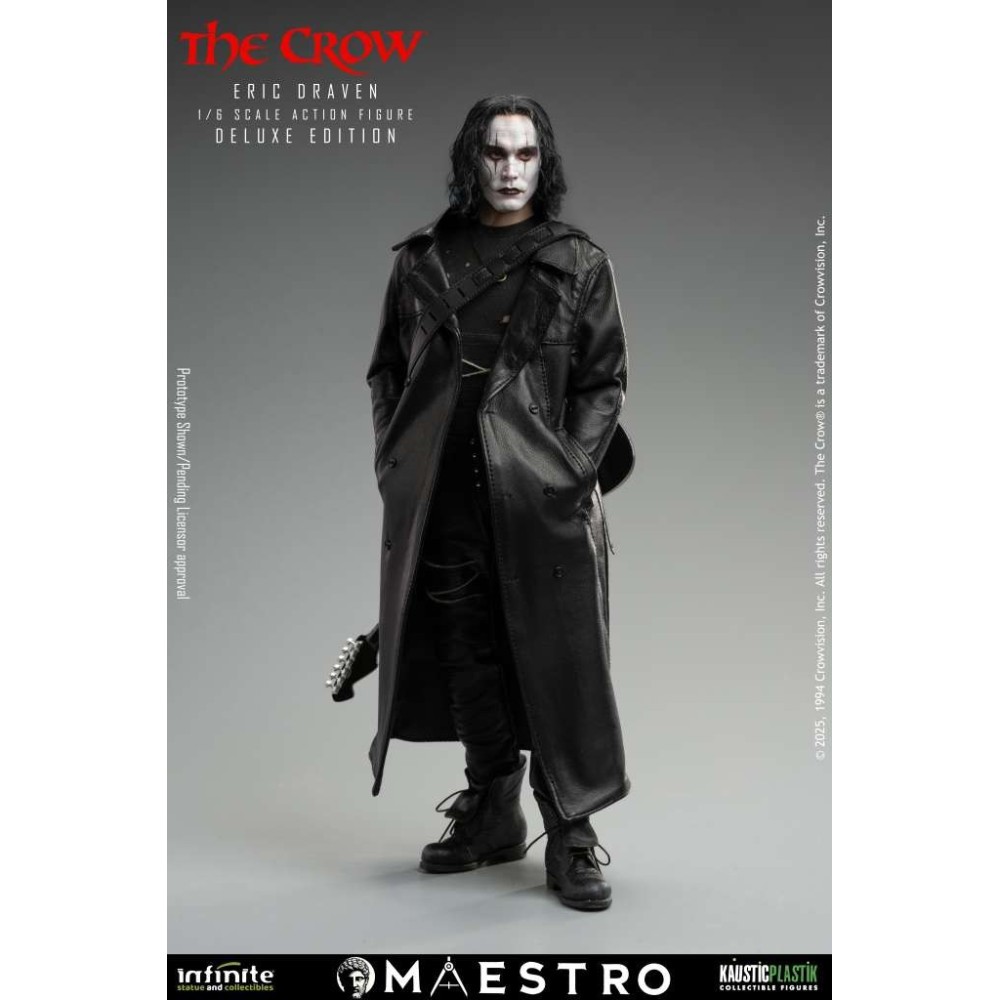 THE CROW IL CORVO ERIC DRAVEN DELUXE 1/6 ACTION FIGURE INFINITE STATUE