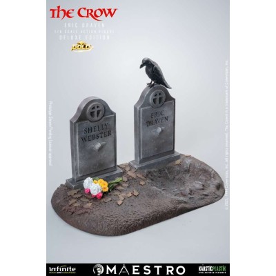 THE CROW IL CORVO ERIC DRAVEN DELUXE GOLD 1/6 ACTION FIGURE INFINITE STATUE