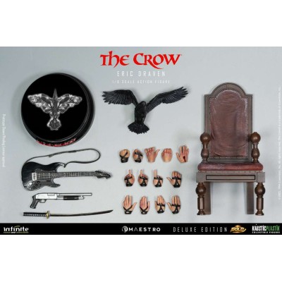 THE CROW IL CORVO ERIC DRAVEN DELUXE GOLD 1/6 ACTION FIGURE INFINITE STATUE