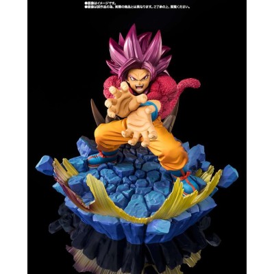 BANDAI DRAGON BALL DAIMA SUPER SAIYAN 4 SON GOKU EXTRA BATTLE FIGUARTS ZERO SERIES STATUE FIGURE