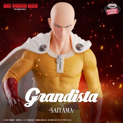 BANPRESTO ONE-PUNCH MAN GRANDISTA SAITAMA STATUE FIGURE