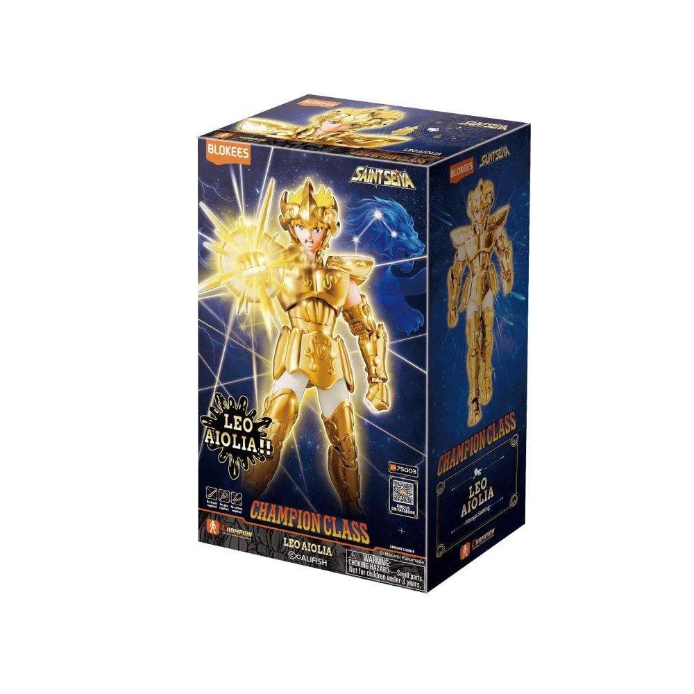 SAINT SEIYA LEO AIOLIA CHAMPION CLASS MODEL KIT ACTION FIGURE BLOKEES