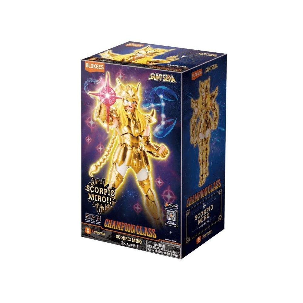 BLOKEES SAINT SEIYA SCORPIO MILO CHAMPION CLASS MODEL KIT ACTION FIGURE