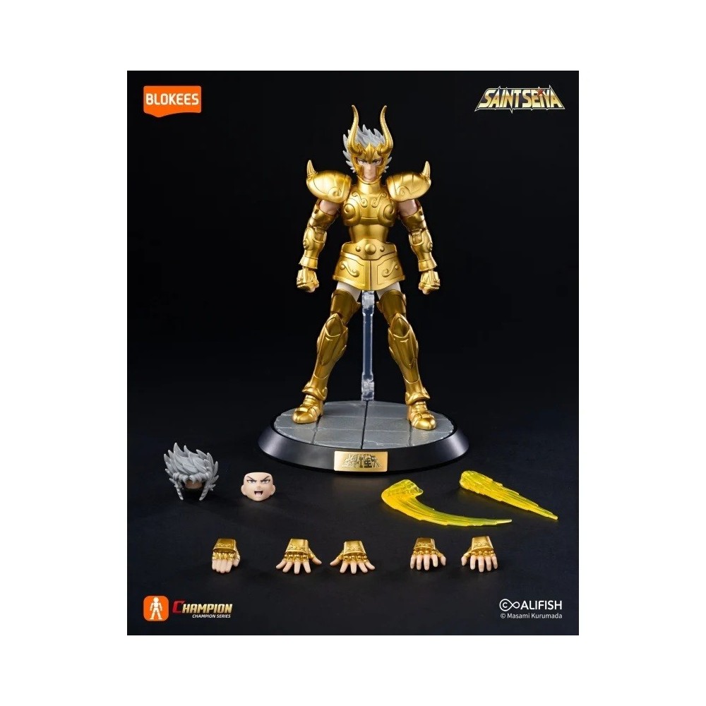 BLOKEES SAINT SEIYA CAPRICORN SHURA CHAMPION CLASS MODEL KIT ACTION FIGURE