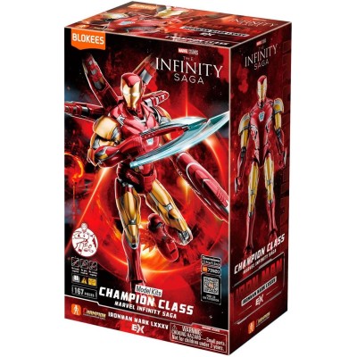 MARVEL INFINITY SAGA IRON MAN MARK LXXXV CHAMPION CLASS MODEL KIT ACTION FIGURE BLOKEES