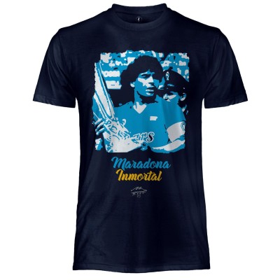MAGLIA TSHIRT DIEGO ARMANDO MARADONA IMMORTAL