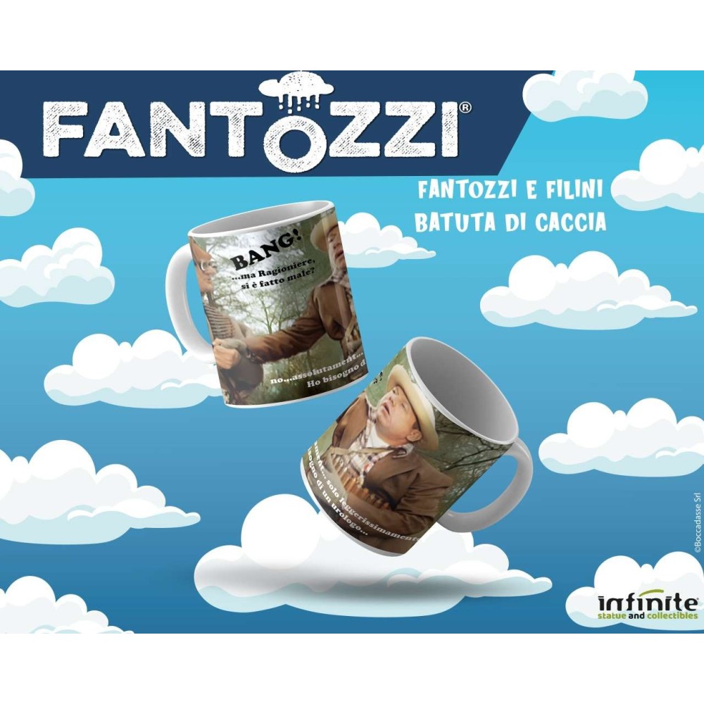 INFINITE STATUE FANTOZZI E FILINI BATTUTA DI CACCIA CERAMIC MUG