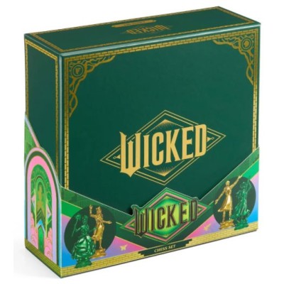 WICKED FOR GOOD SHIZ VS EMERALD CITY CHESS SET SCACCHIERA NOBLE COLLECTIONS