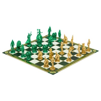 NOBLE COLLECTIONS WICKED FOR GOOD SHIZ VS EMERALD CITY CHESS SET
