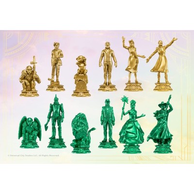 WICKED FOR GOOD SHIZ VS EMERALD CITY CHESS SET SCACCHIERA NOBLE COLLECTIONS