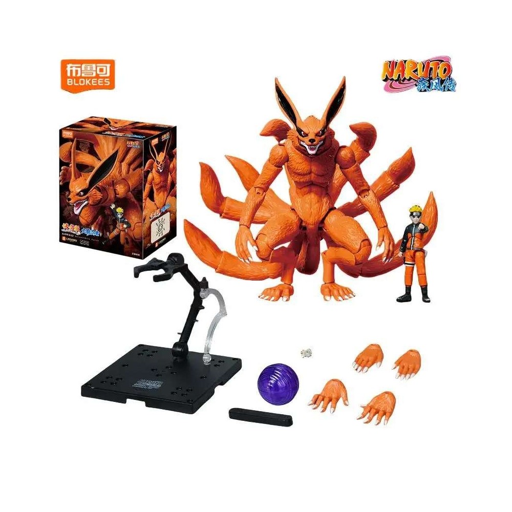 BLOKEES NARUTO SHIPPUDEN KURAMA NINE TAILS ACTION EDITION SERIES PVC MODEL KIT ACTION FIGURE