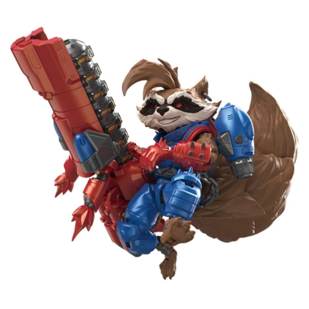 BLOKEES MARVEL RIVALS ROCKET RACCOON CHAMPION CLASS SERIES PVC MODEL KIT ACTION FIGURE