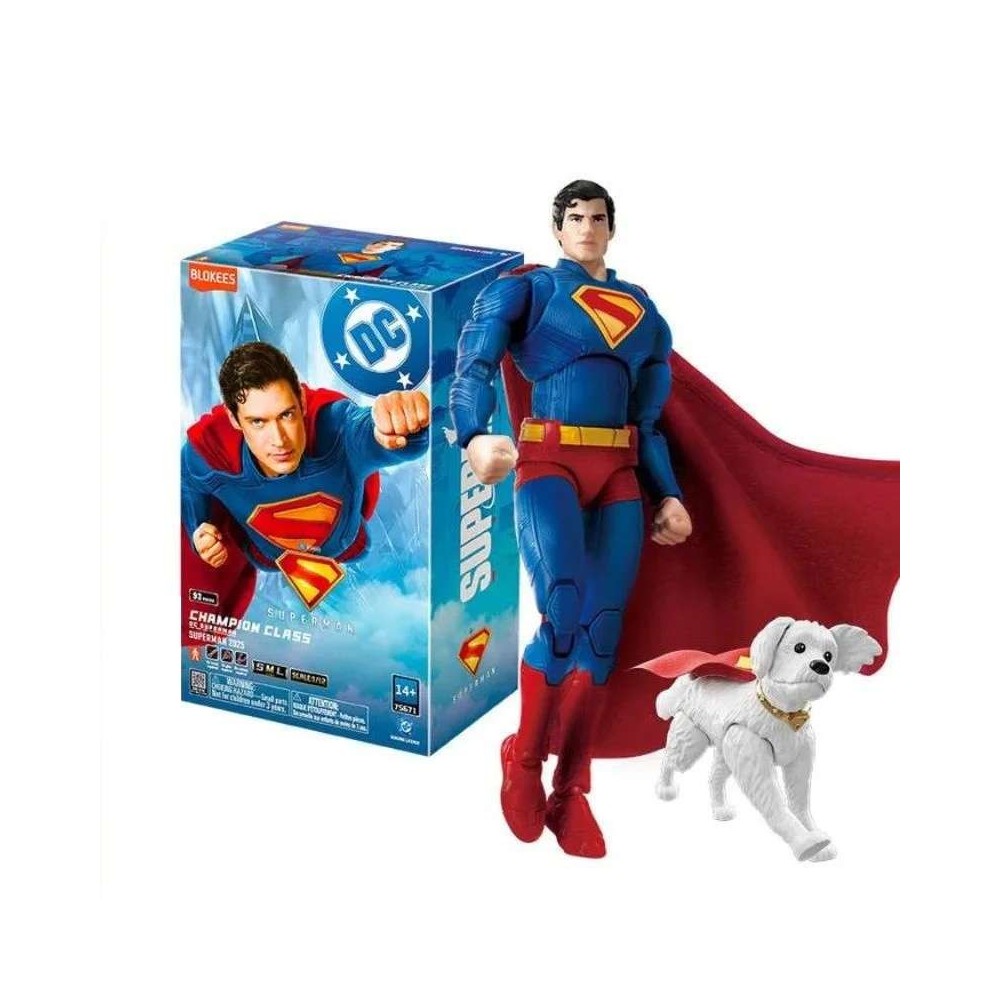 BLOKEES DC SUPERMAN 2025 CHAMPION CLASS SERIES PVC MODEL KIT ACTION FIGURE